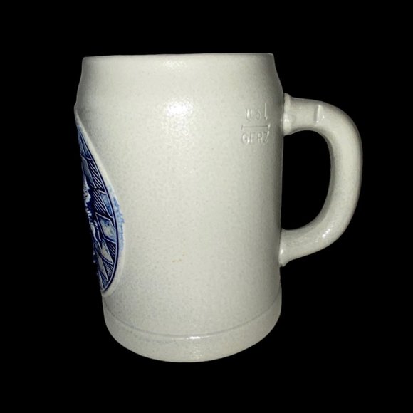 Vintage Gerz Embossed Cobalt Blue Stoneware Beer Stein Mug Germany - Picture 2 of 6